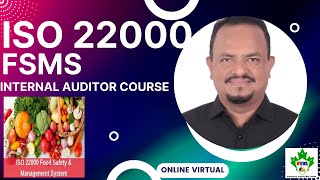 ISO 22000 FSMS Internal Auditor Course [upl. by Akinam]