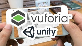 Vuforia Augmented Reality Predefined Target Updated [upl. by Arbe]