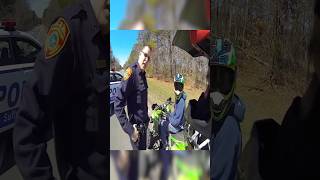 Cop gets mad and demands biker to give him his address 🤨 kenny1020304050 [upl. by Yak]