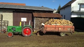 Das erste mal im Wald mit meinem Deutz D4005 [upl. by Elenahc]