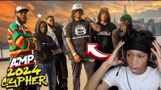 AMP AND KEVIN HART WENT CRAZYYYY AMP FRESHMAN CYPHER 2024 REACTION [upl. by Buckingham]