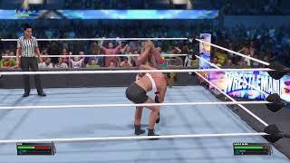 WWE 2K24  Ronda Rousey Vs Alexa Bliss  WrestleMania [upl. by Dnalyram]