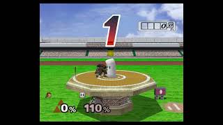 Super Smash Bros Melee Home Run Contest Ganondorf 1128 6 FT [upl. by Harraf]