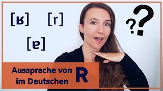 5 Lektion 5 der Laut R r  Deutsche Aussprache verbessern  akzentfrei Deutsch sprechen [upl. by Tillfourd]