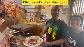 Eating Raw Meat in Ethiopia 🇪🇹😲😮 [upl. by Dragon]