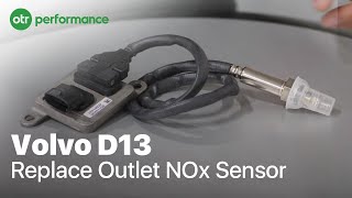 Replace Outlet NOx Sensor on Volvo D13 Mack MP8 Engine [upl. by Chrissie]