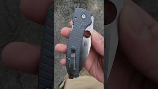 Grackle amp Shaman edc knifeskills blade shorts titanium trending viralvideo maine [upl. by Vieva]