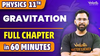 Gravitation Full Chapter in 60 Minutes⏳  Class 11 Physics Chapter 8  CBSEJEE 2024  Anupam Sir [upl. by Laresa365]