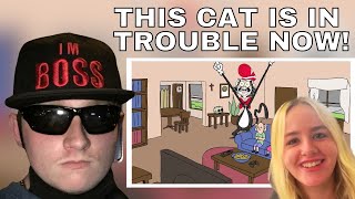 CAT GETS CAUGHT 4K 💀 Cet In Het REACTION MeatCanyon Ft Olivia From CrackStreet [upl. by Aciras488]