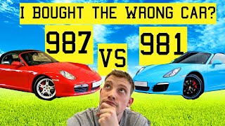 Porsche Boxster Comparison 987 vs 981 Did I Buy the Right Car [upl. by Cristoforo]