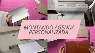 COMO MONTAR AGENDA PERSONALIZADA [upl. by Arobed]