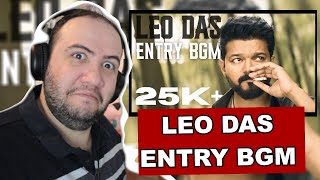 Leo Das Entry BGM REACTION  Anirudh Ravichander Thalapathy Vijay  PRODUCER REACTS TAMIL 🇮🇳 [upl. by Kirbee]