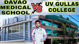 DAVAO MEDICAL SCHOOL FOUNDATION Vs UV GULLAS COLLEGE OF MEDICINE 🇵🇭  Fees  Study amp Internship [upl. by Chamberlain]