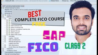 SAP FICO Training  Complete SAP FICO Video Based Course  Class 2 in SAP FICO VIDEO [upl. by Georgine]