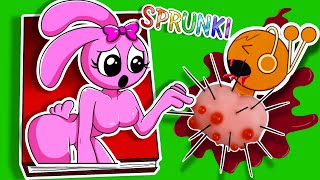 👹 Paper DIY 👹 Making INCREDIBOX SPRUNKI Game Book 📚➕ Pimples Pinki Squishy Surgery 👿 Amy PaperBook [upl. by Bang]