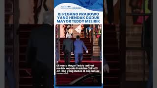 Lirikan Tajam Mayor Teddy Lihat Xi Jin Ping Pegang Prabowo yang Menunduk Hendak Duduk [upl. by Rexferd801]