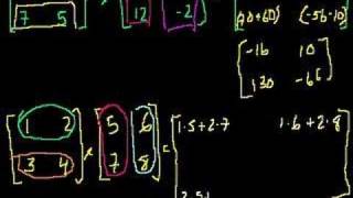 Matrix multiplication part 1 [upl. by Hobbs]