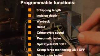 Schleuniger  Strip amp Crimp machine  SC200  StripCrimp 200 [upl. by Veno]