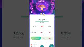 Shiny mesprit Pokémon go [upl. by Nirol]