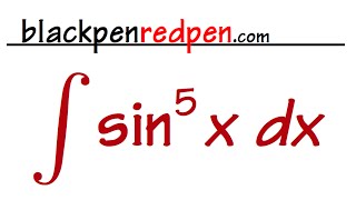 Integral of sin5x [upl. by Franciscka906]