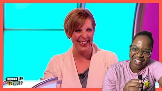 WHICH WILTY PANEL MEMBER DID MEL GIEDRYOC HAVE A SNOG WITH  REACTION [upl. by Notnirb]