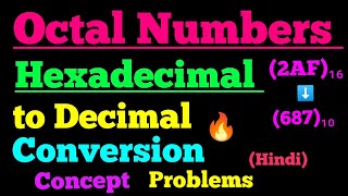 octal hexadecimal decimal conversion [upl. by Anerrol]