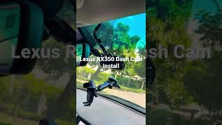 Lexus RX350 Dash Cam Install [upl. by Ocicnarf291]