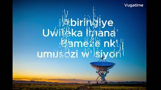 Abiringiye Uwiteka by Israel mbonyi Lyrics Song [upl. by Urbani]