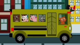 Wheels On The Bus Go Round And Round  Nursery Rhymes For Kids And Childrens [upl. by Icak]