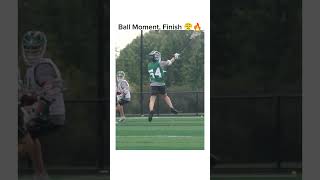 Ball movement finish 🔥  Lacrosse lacrosse shorts shortvideo trending shortvideo [upl. by Prudy996]