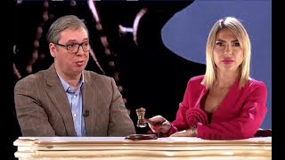 Vučić kod Jovane Jeremić u epizodi quotIspod svakog nivoaquot  ep316deo03 [upl. by Eanej]