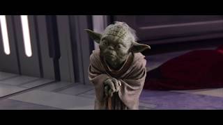 Star Wars  Master Yoda VS Darth Sidious 4K [upl. by Christi]