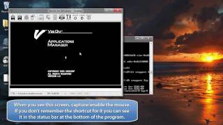 How to run VisiCorp Visi On on a new PC no serial mouse required [upl. by Aisatan]
