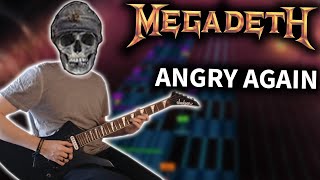 Megadeth  Angry Again Rocksmith CDLC Guitar Cover [upl. by Anait664]