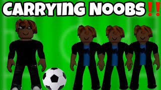 CARRYING NOOBS In Touch Football‼️ Roblox [upl. by Arakaj]