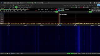 Antenna okienna centrum Krakowa VHF SSB test  hamradio [upl. by Mercedes]