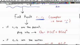 Discrete Math 2  Tutorial 26  Complex Roots Recur Relation [upl. by Nosirrah]