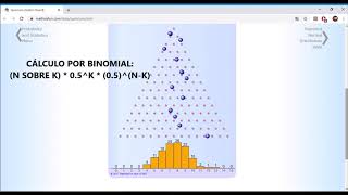 Teorema Central del Límite  Aplicación con la Máquina de Galton Distribución Normal vs Binomial [upl. by Stambaugh]