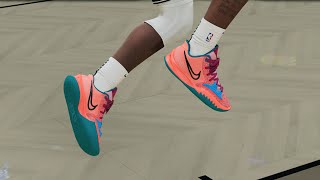 NBA 2K22 NextGen Shoe Creator Kyrie 4 Low 1 World 1 Peace [upl. by Leinahtam]