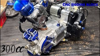 Custom 300cc Honda Grom engine build [upl. by Akihsan140]