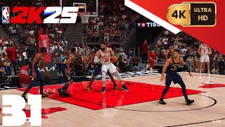 NBA 2K25 My Career PC 4K EP31 Pacers  Bulls [upl. by Ayanahs]