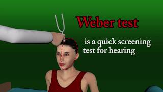 Weber test  Weber test performance  Weber vibration test [upl. by Xever526]