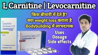 L Carnitine weight loss  L Carnitine  Levocarnitine benefits  Carnitor 500mg [upl. by Loren]