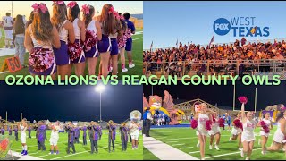 Ozona Lions vs Reagan County Owls Highlights 🔥🏈 [upl. by Nafets]