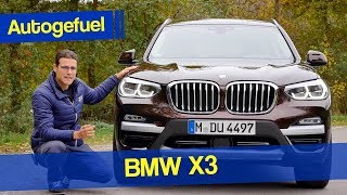 BMW X3 REVIEW 30i  Autogefuel [upl. by Cutcliffe]