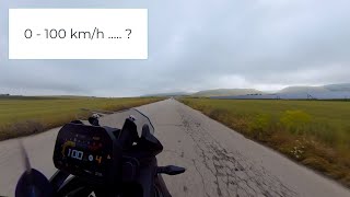 BMW 750 GS 2023 acceleration 0 to 100 kmh  4K [upl. by Lekkim955]