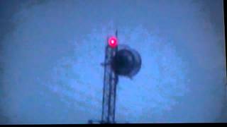 Tower microwave with strobe beacon [upl. by Eelirak]