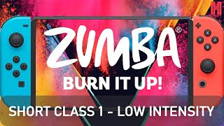 Zumba Burn It Up Short Class 1  15 Minute Low Intensity Workout [upl. by Aron]