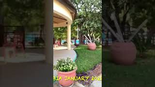 Senegambia Beach Hotel In The Gambia5pm In The AfternoonTropical Gardens [upl. by Eeruhs]