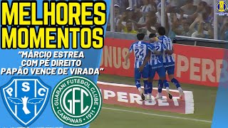 Paysandu x Guarani  Série B 2024  Melhores Momentos  Notícias do Paysandu SC [upl. by Asirret]